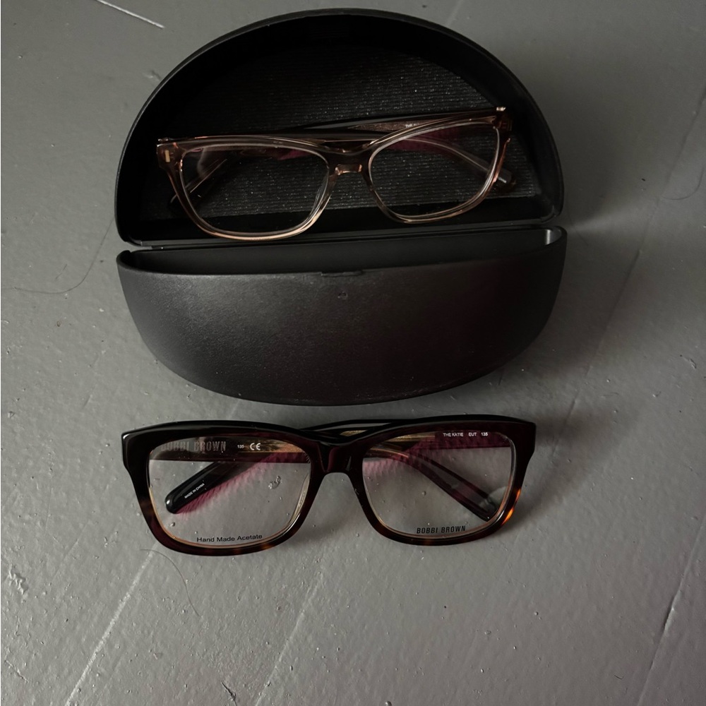 Bobbi Brown Sophisticated Black and Brown Glasses